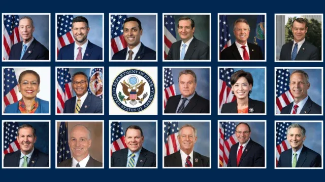 Двупартийни членове на Конгреса и Държавния департамент на САЩ 